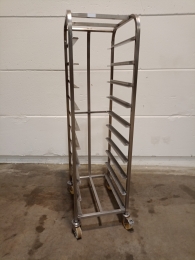 Chariot à glissières Inox (60x40)